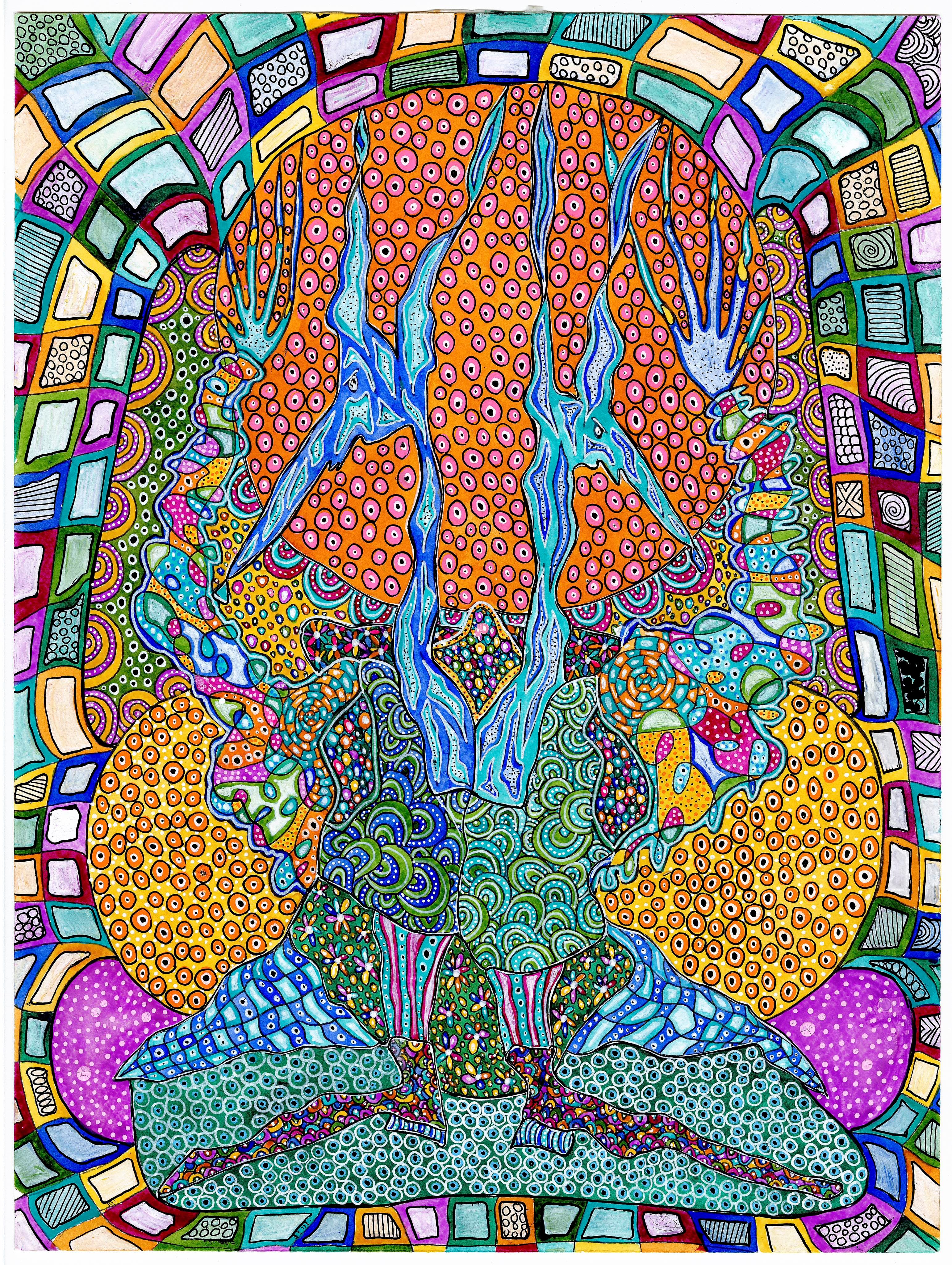 Kunstverk som heter Vi er ett