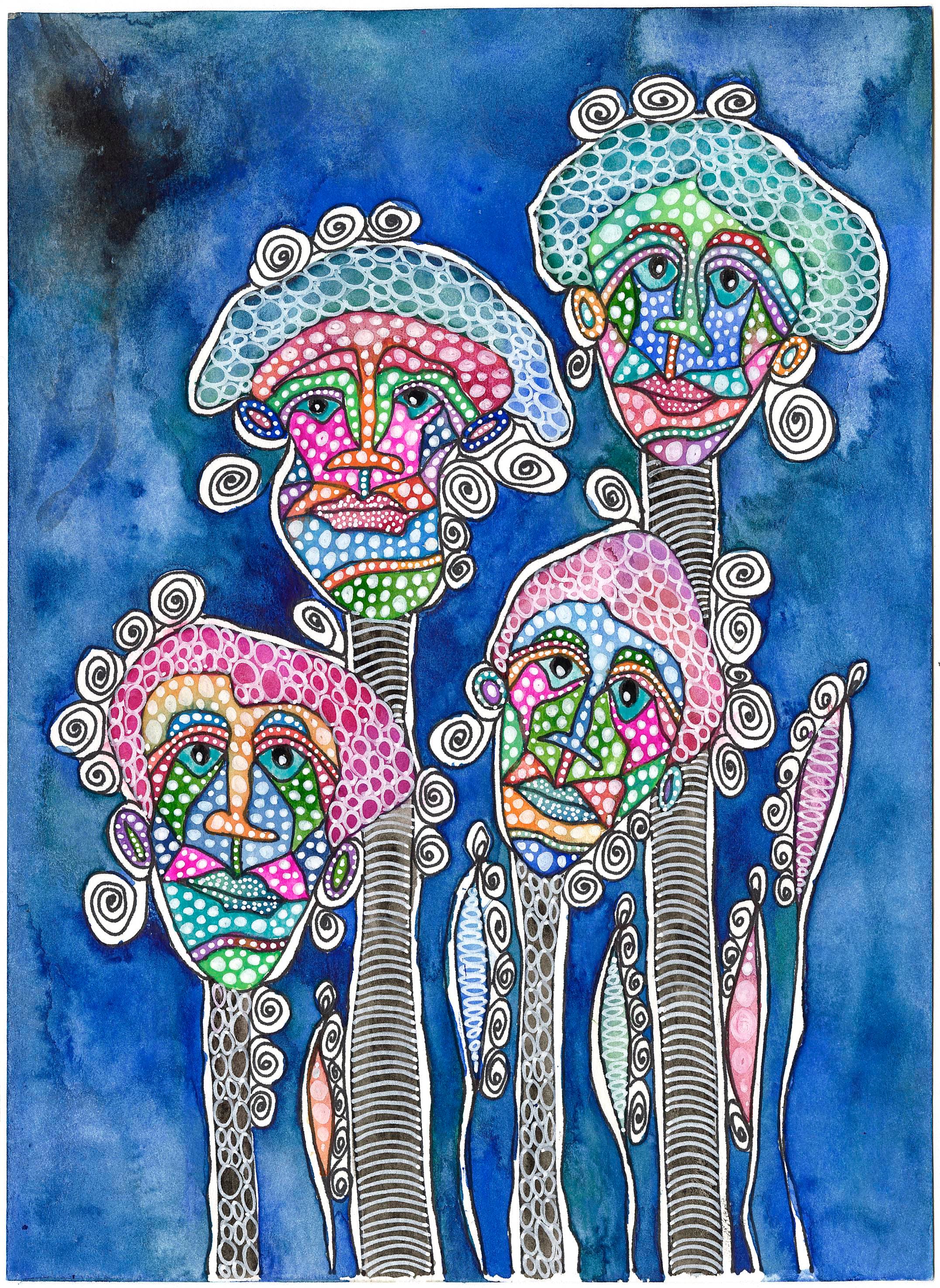 Kunstverk som heter På vent